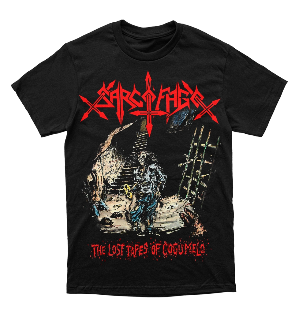 Polera Sarcofago - The Lost Tapes of Cogumelo