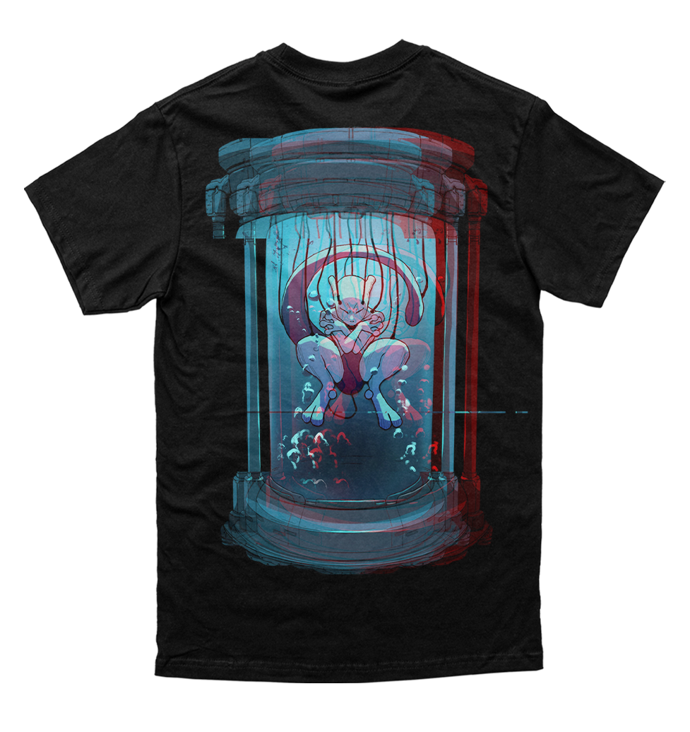Polera Pokemon - MewTwo - 3D