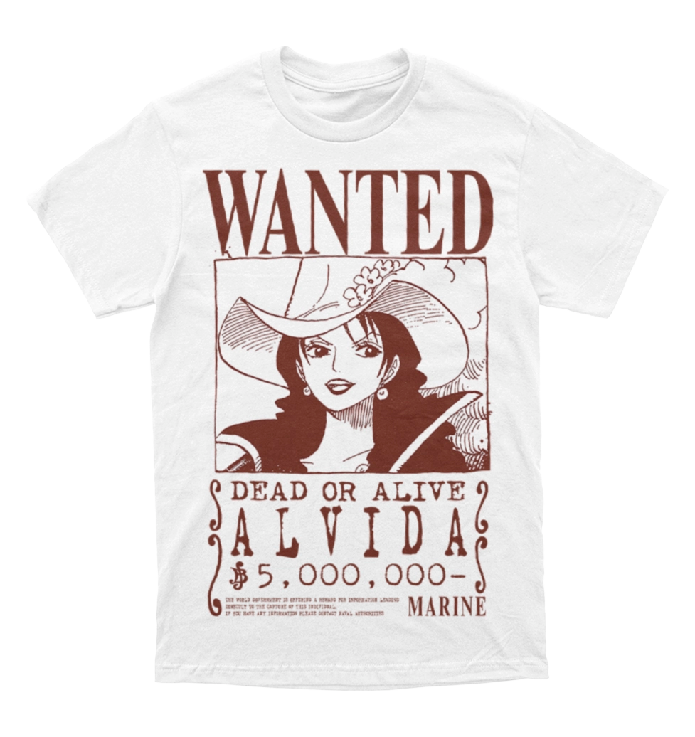 Polera One Piece - Wanted - Alvida