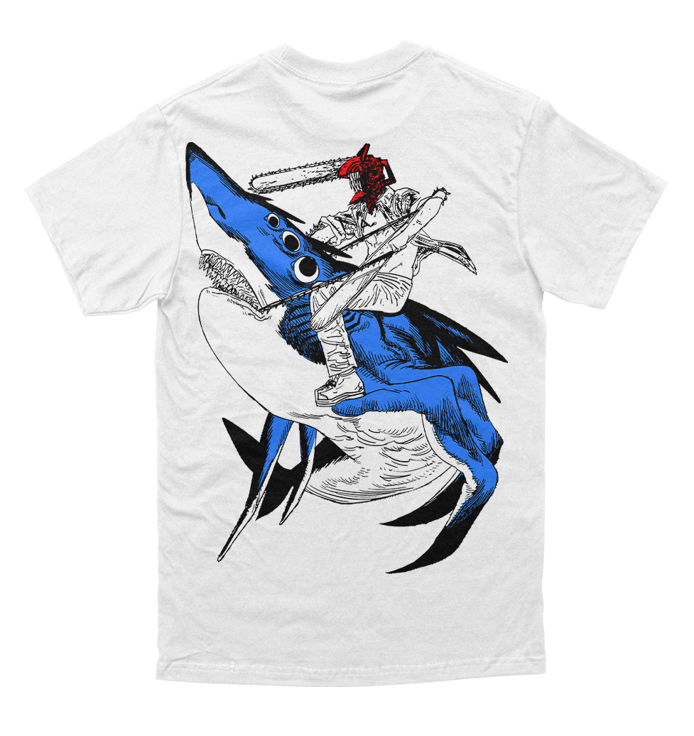 Polera Chainsaw Man - Beam & Denji - Shark Fiend