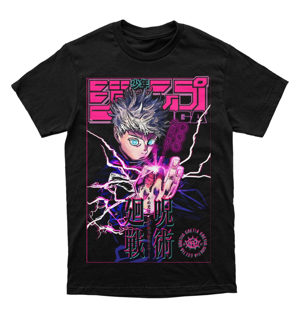 Polera Jujutsu Kaisen - Satoru Gojo - Portada