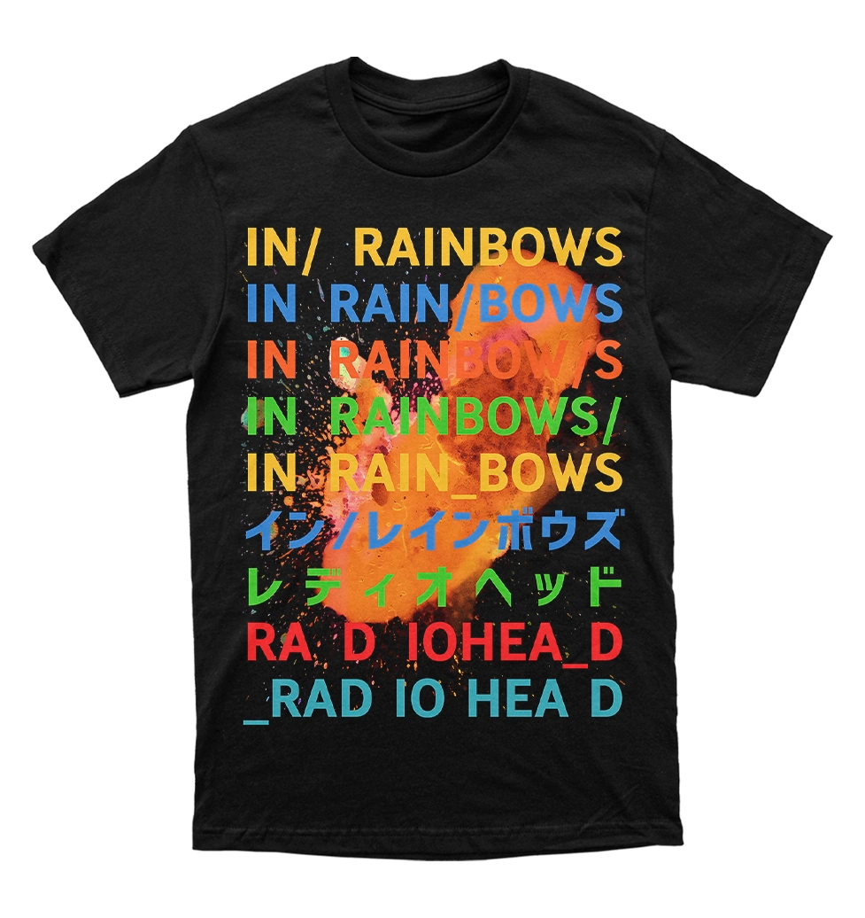 Polera RadioHead (In rainbows - Full color)