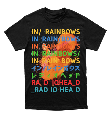 Polera RadioHead (In rainbows - Full color)