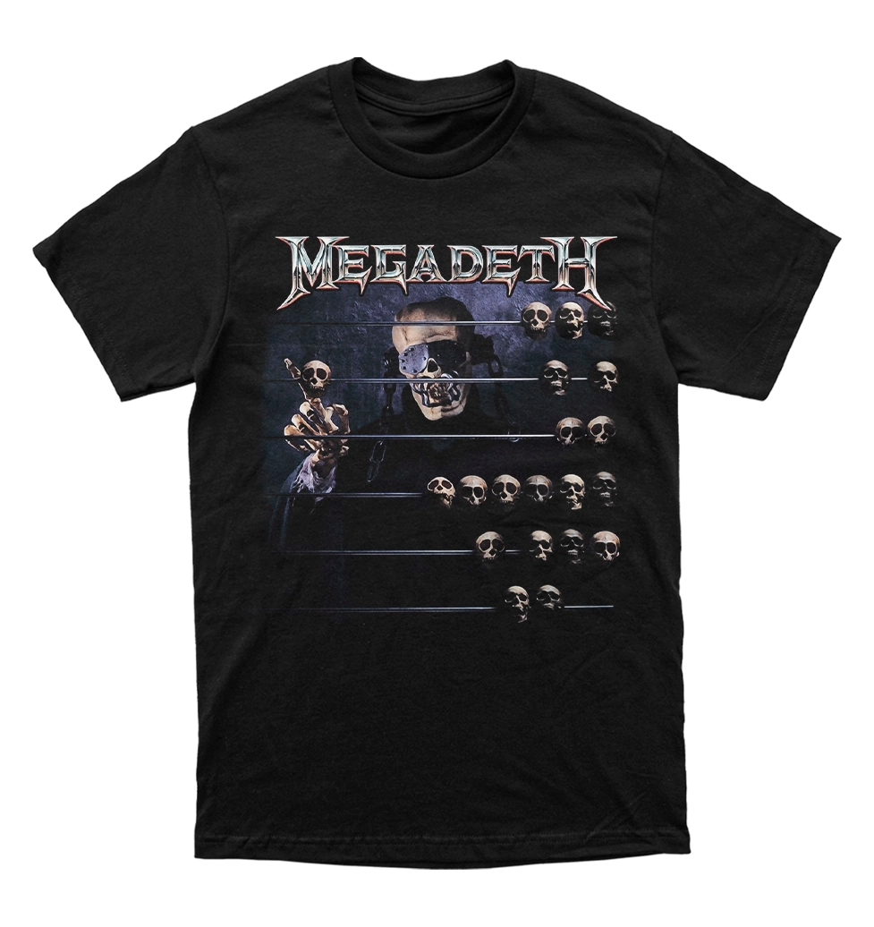 Polera Megadeth - Countdown To Extinction - Back Cover
