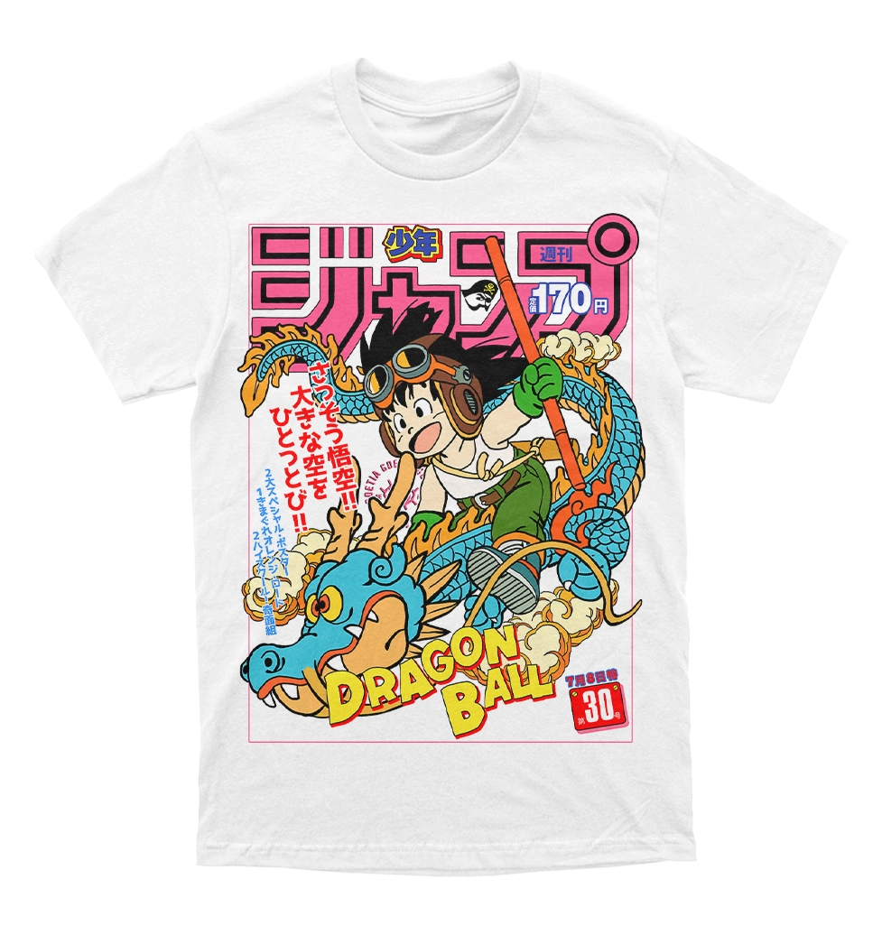 Polera Shonen Jump: Dragon Ball (Goku y Dragon)