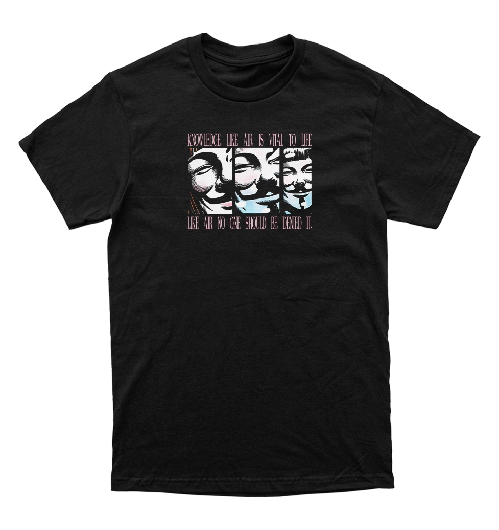 Polera V for Vendetta (Knowledge)
