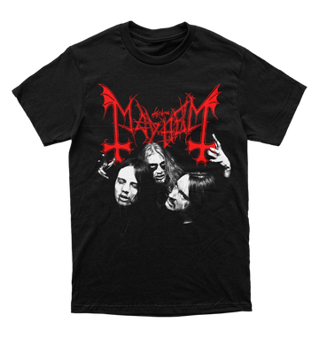 Polera Mayhem - Dead, Euronymous & Necrobutcher