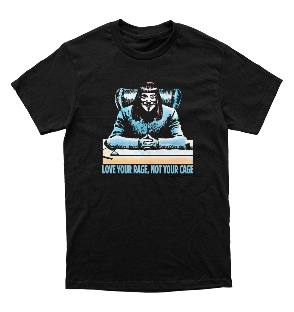Polera V for Vendetta  - Love your rage