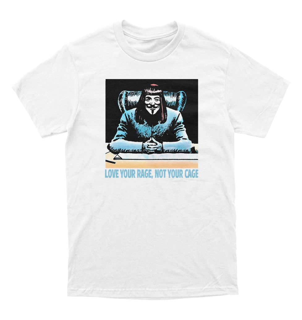 Polera V for Vendetta  - Love your rage