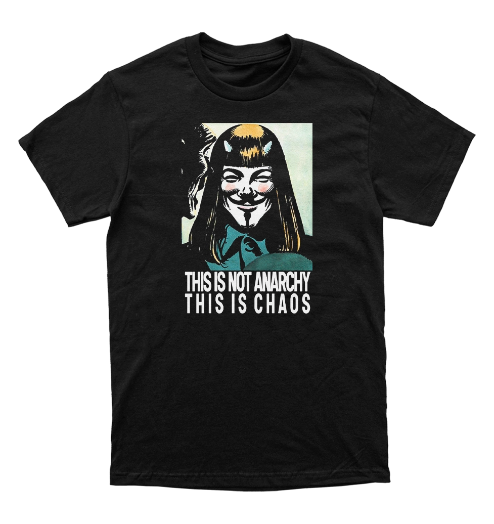Polera V for Vendetta - Anarchy