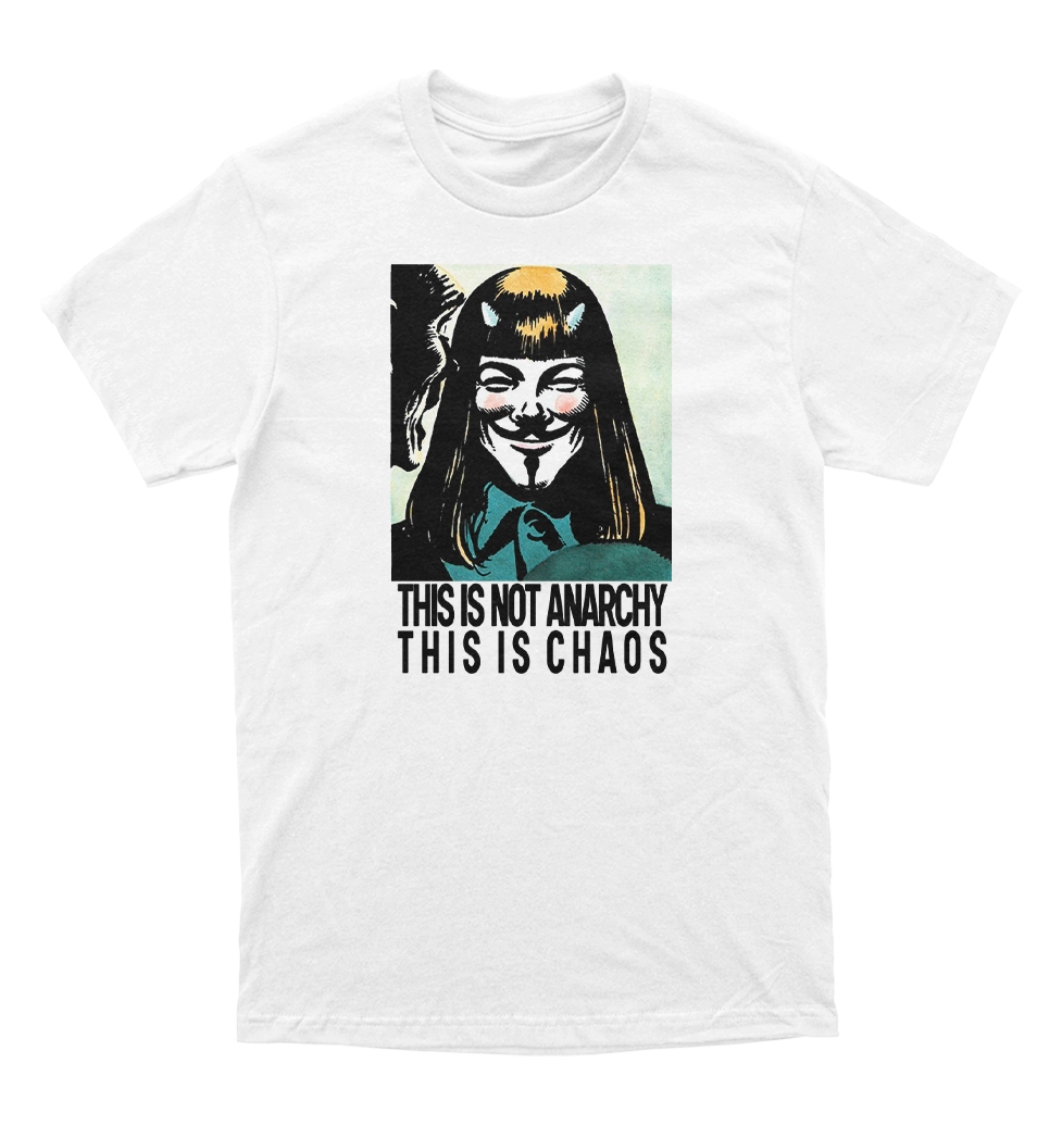 Polera V for Vendetta - Anarchy