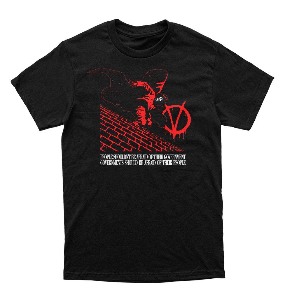 Polera V for Vendetta - Wall