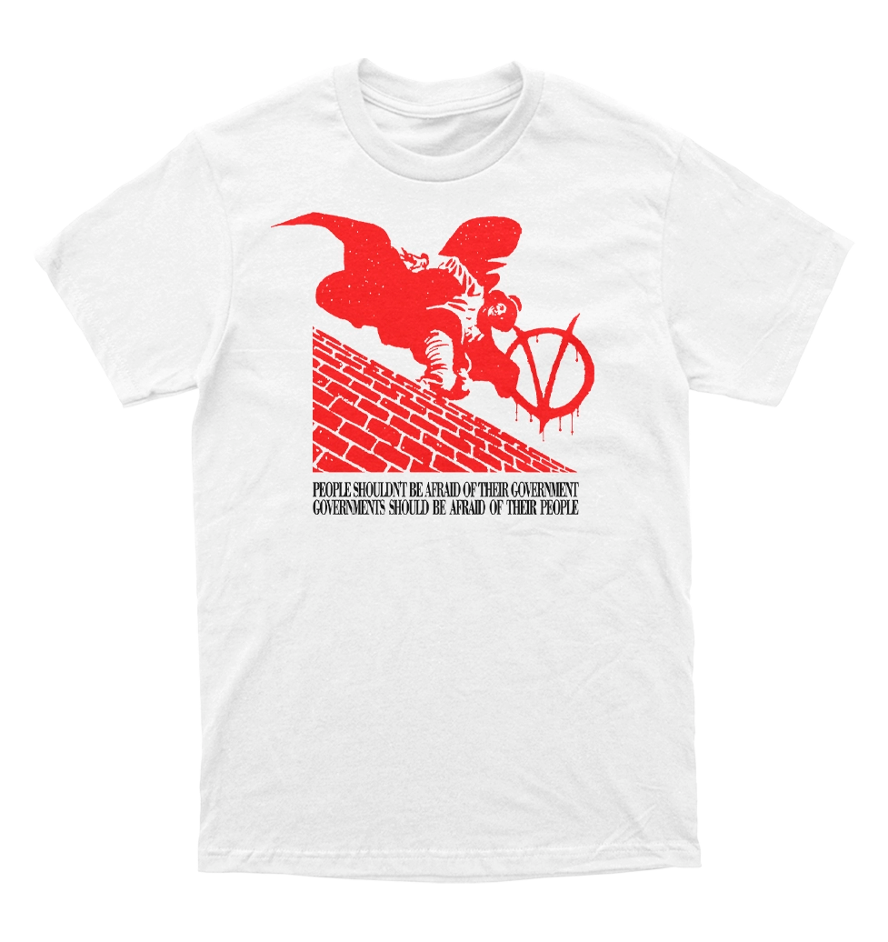 Polera V for Vendetta - Wall