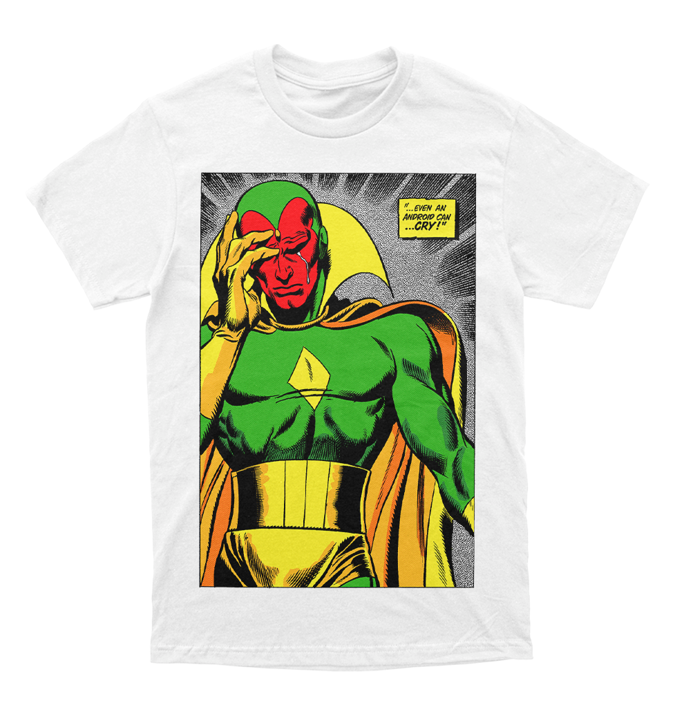 Polera Avengers #58 - Vision - even an android can cry