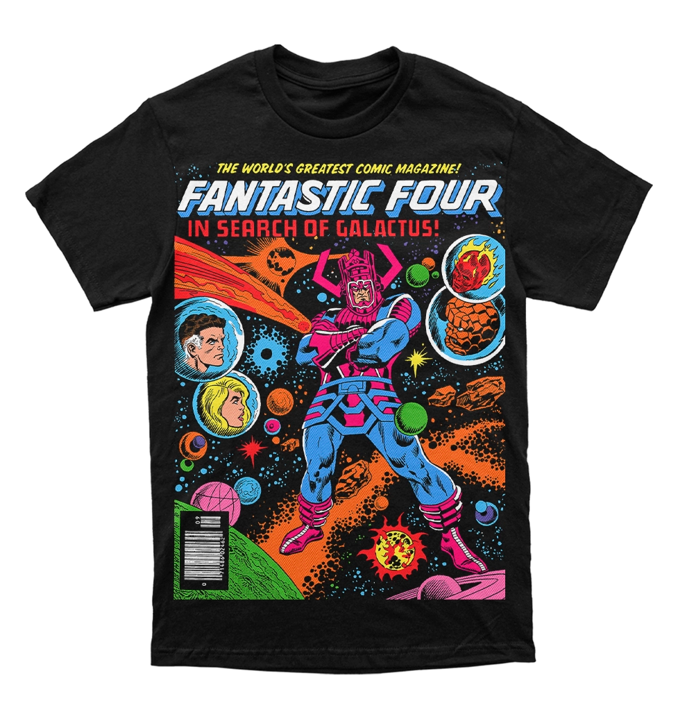 Polera Fantastic Four (1961) #210 - Galactus vs 4 Fantasticos