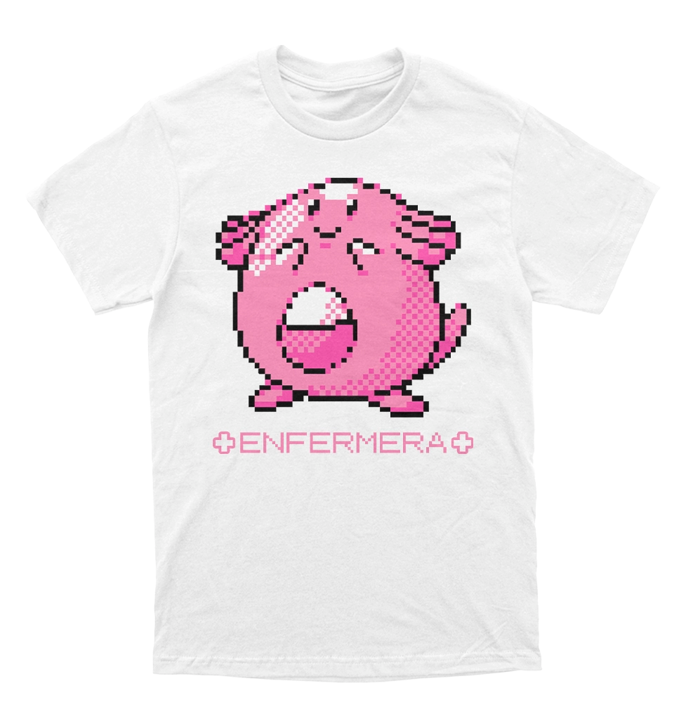 Polera Pokemon - Chansey - ENFERMERA