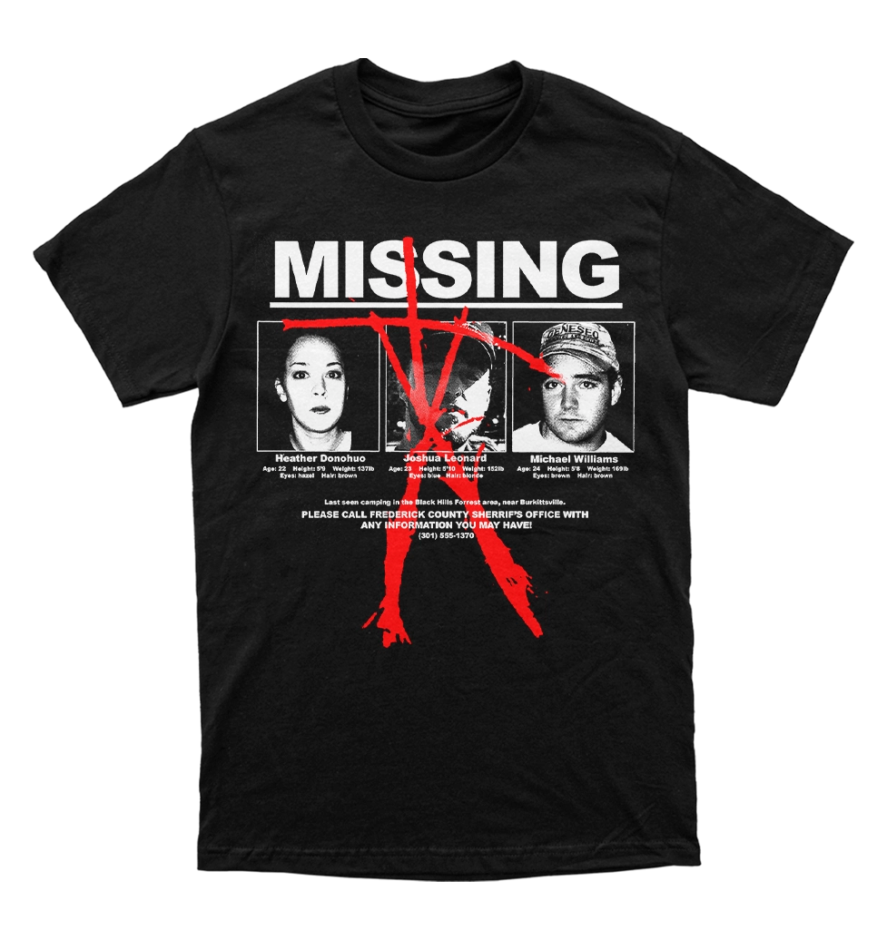 Polera The Blair Witch Project - Missing Poster