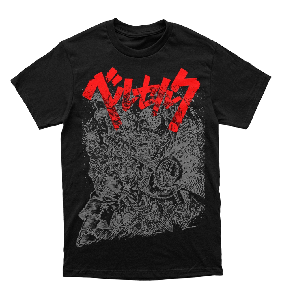Polera Berserk - Guts Fighting