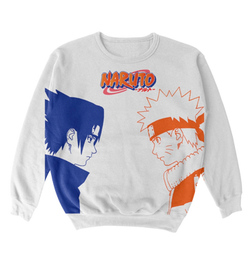 Poleron Naruto - Naruto y Sasuke - Lineart