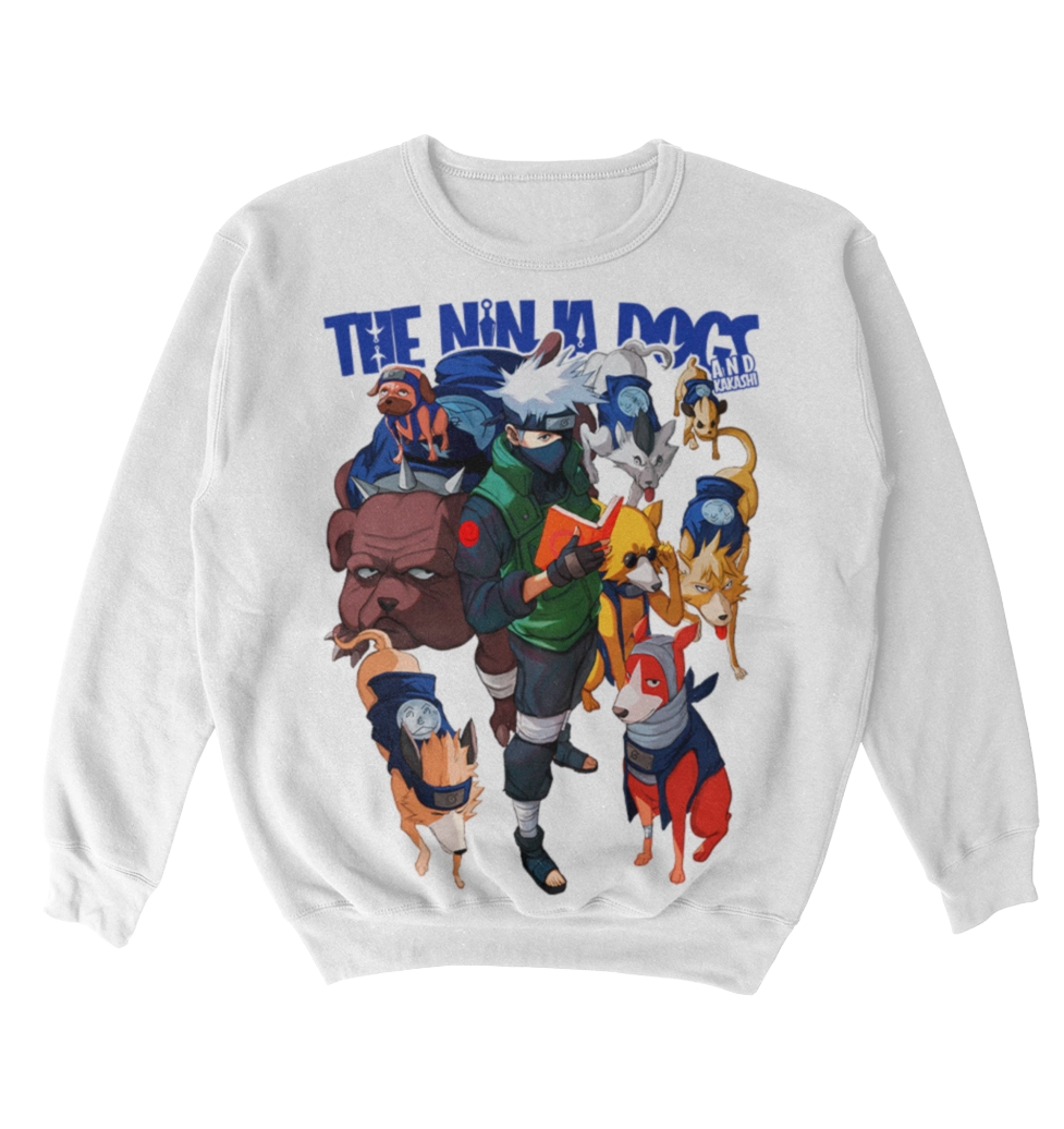Poleron Naruto - Kakashi Hatake - Ninja Dogs