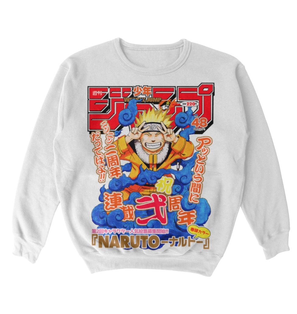 Poleron Naruto - Weekly Shonen Jump #48 (2001) - Naruto Feliz