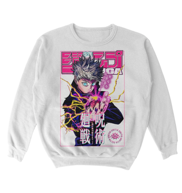 Poleron Jujutsu Kaisen - Satoru Gojo - Portada