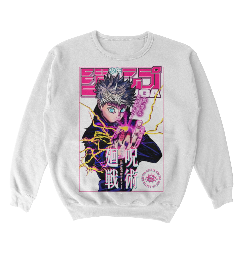 Poleron Jujutsu Kaisen - Satoru Gojo - Portada