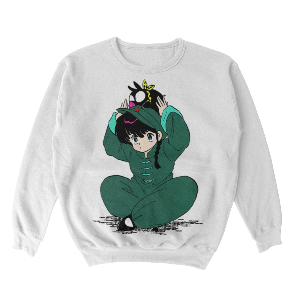 Poleron Ranma 1/2 - Ranma Saotome - Uniforme Militar Chino