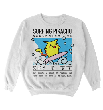 Poleron Pokemon - Pikachu Surfing
