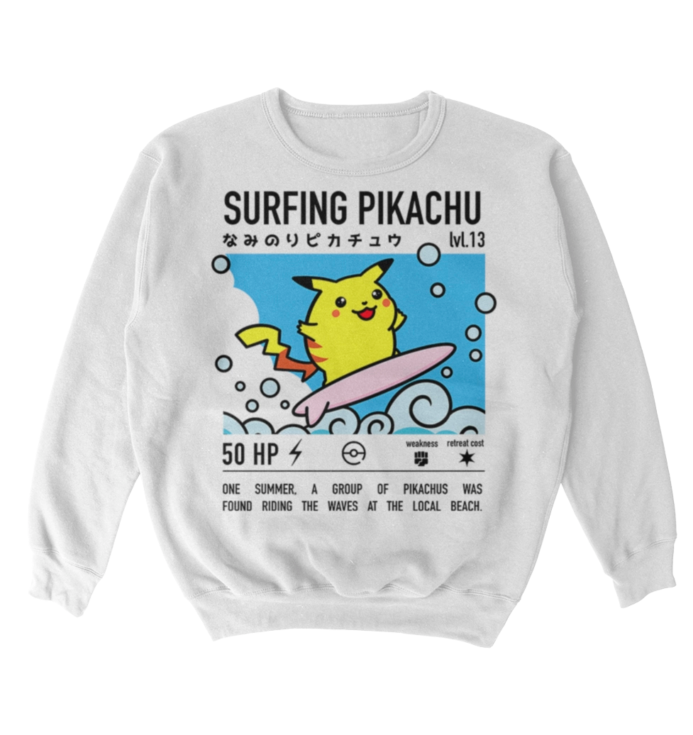 Poleron Pokemon - Pikachu Surfing