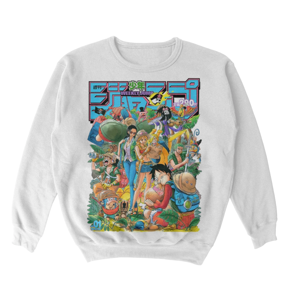 Poleron One Piece - Shonen Jump - Mugiwaras - Exploradores