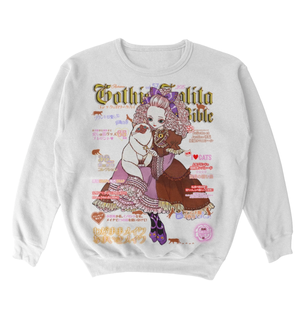 Poleron Gothic & Lolita Bible - i love cats