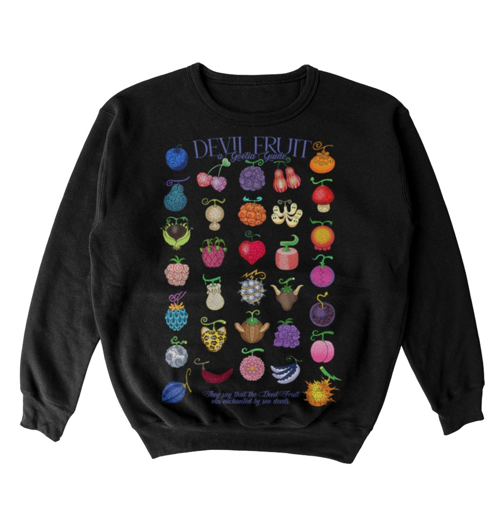 Poleron One Piece - Frutas del diablo