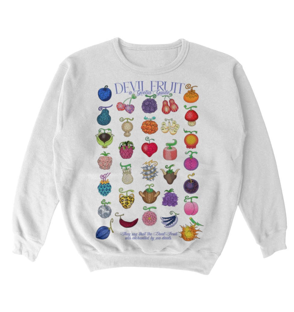 Poleron One Piece - Frutas del diablo