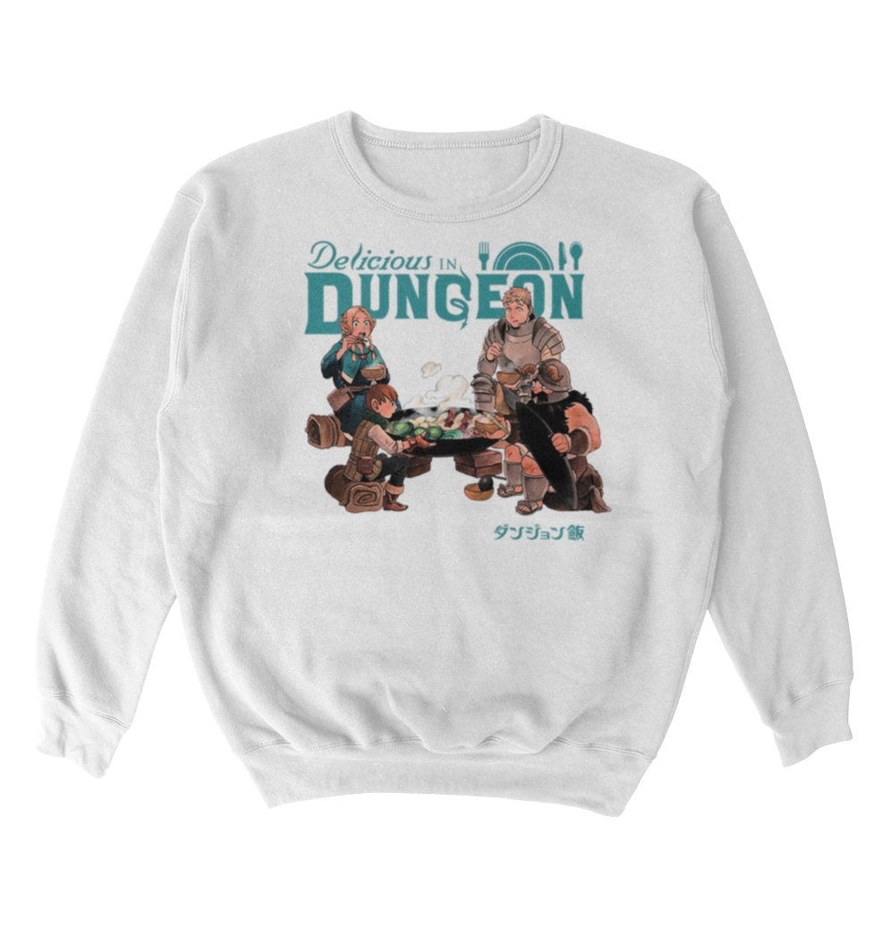 Poleron Dungeon Meshi - cenando