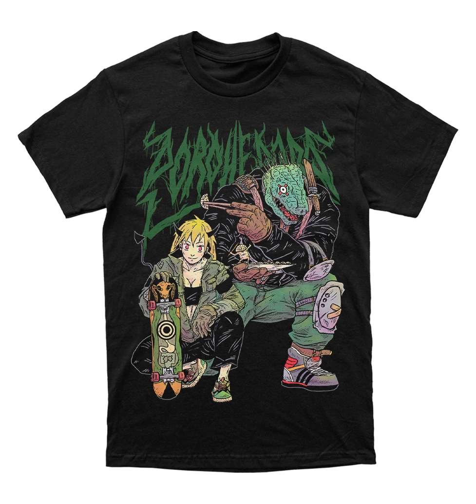 Polera Dorohedoro - Death Metal Kaiman & Nikaido
