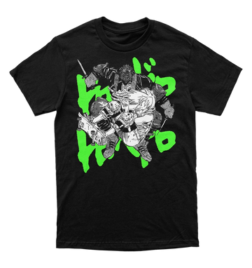 Polera Dorohedoro - Japanese Logo Kaiman & Nikaido