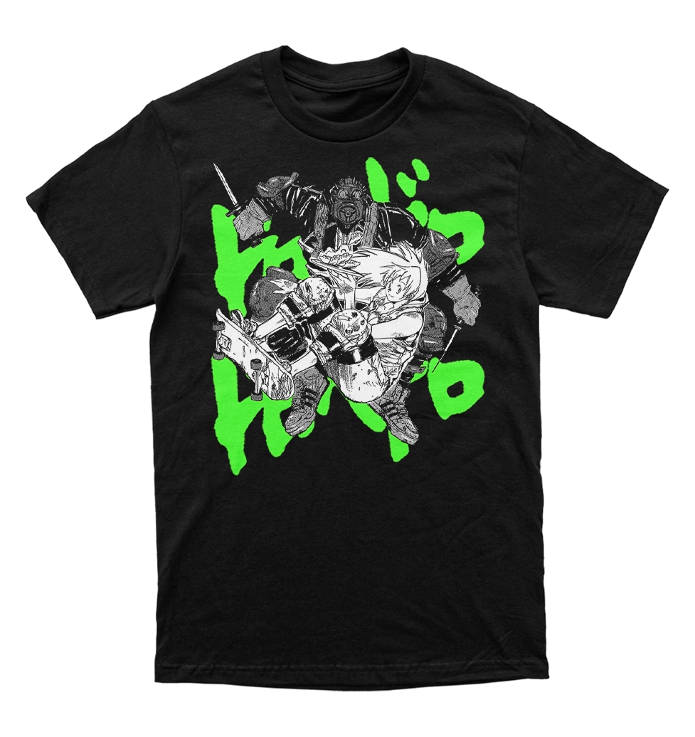 Polera Dorohedoro - Japanese Logo Kaiman & Nikaido