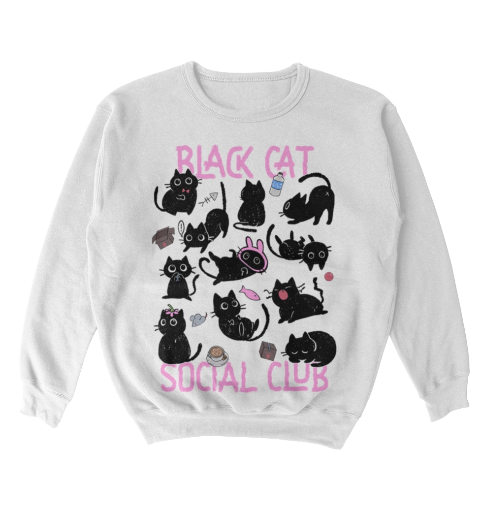 Poleron Black Cat Social Club
