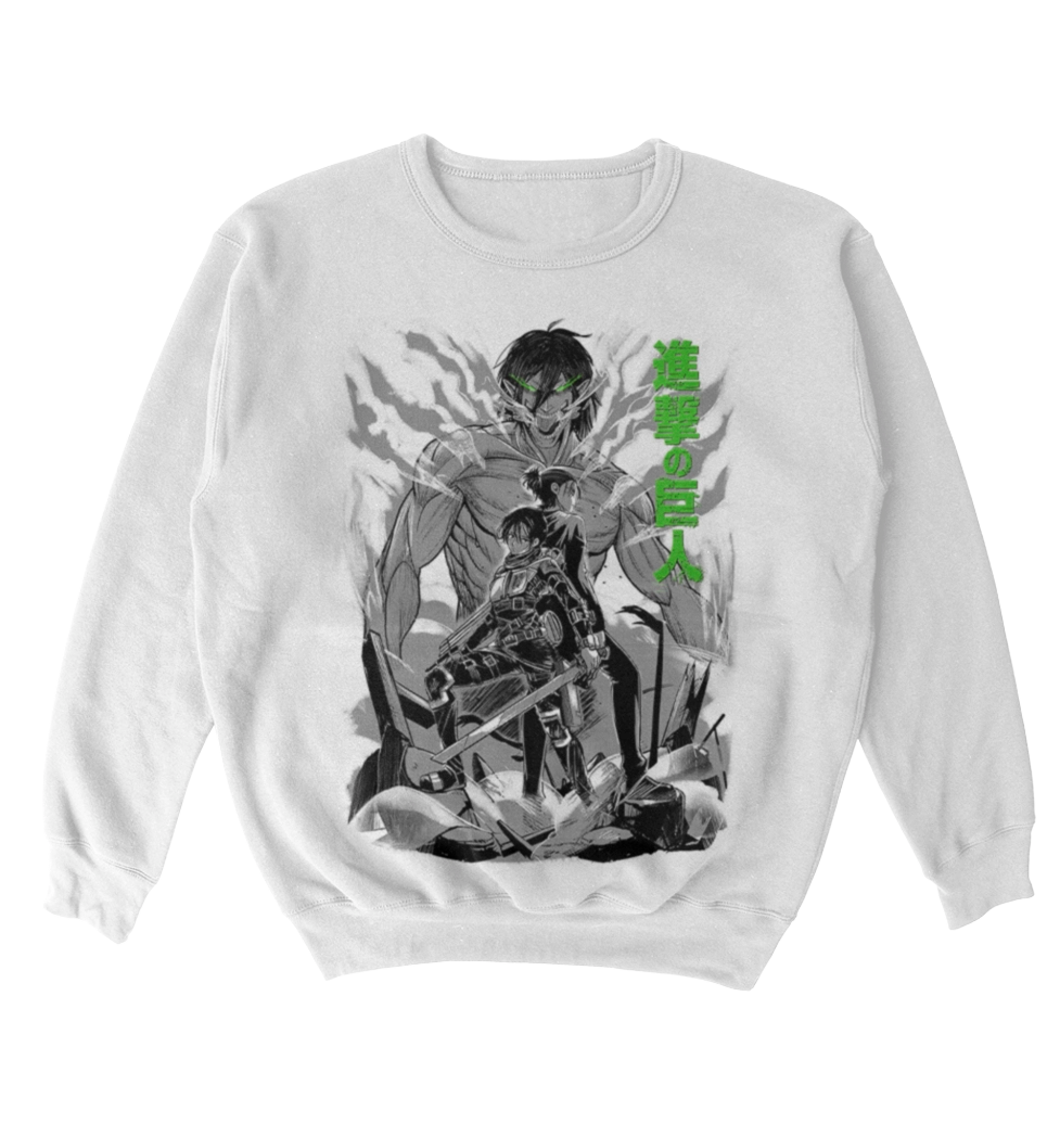 Poleron Shingeki no Kyojin - Eren y Mikasa