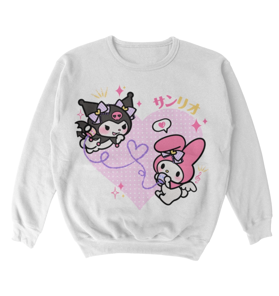 Poleron Sanrio - Kuromi y My Melody
