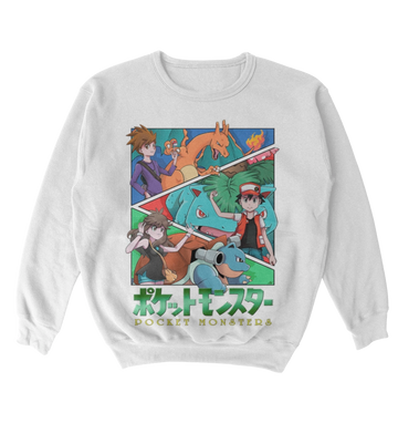 Poleron Pokemon - RED & BLUE & GREEN