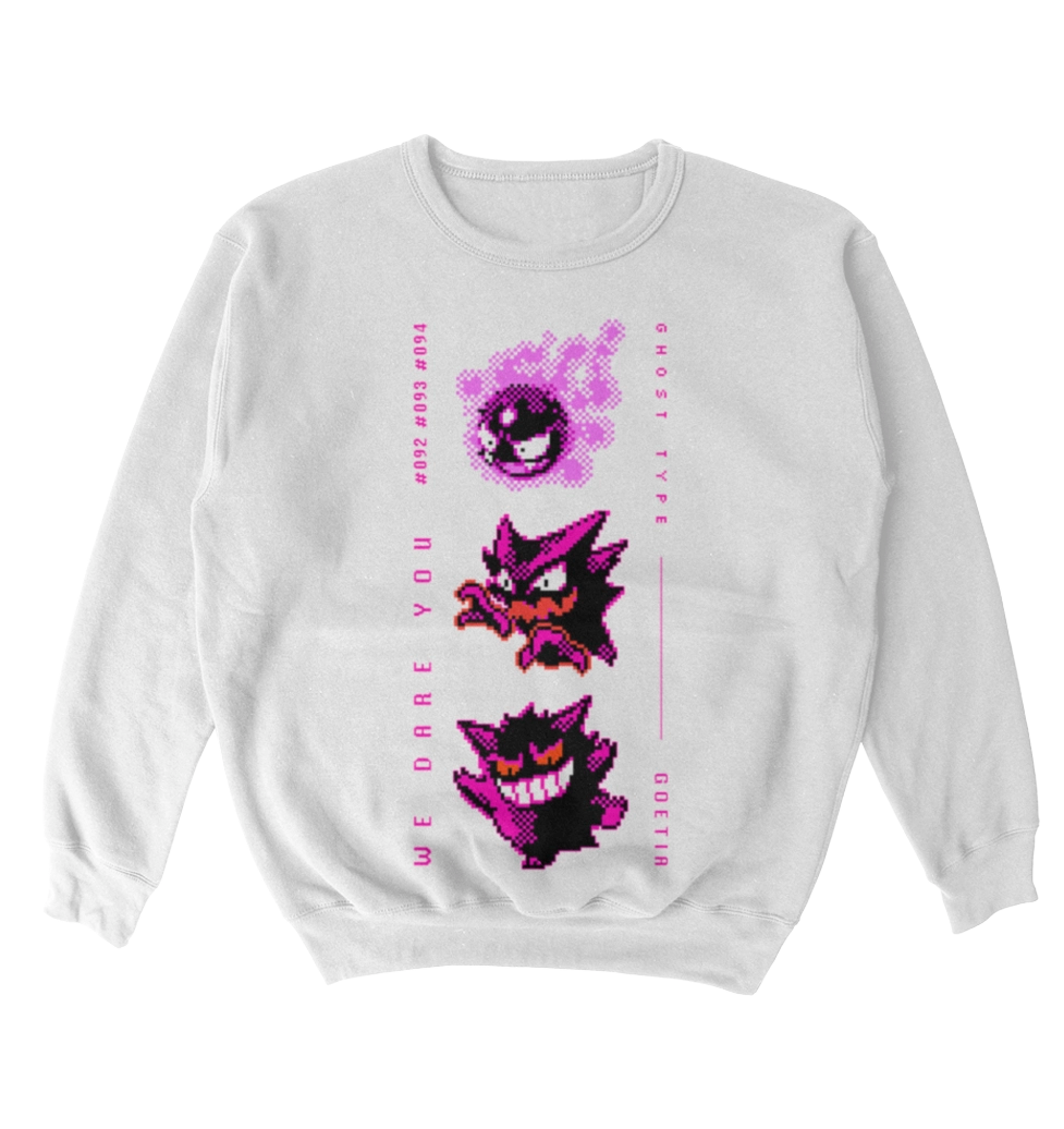 Poleron Pokemon - Gastly, Haunter y Gengar - Silver