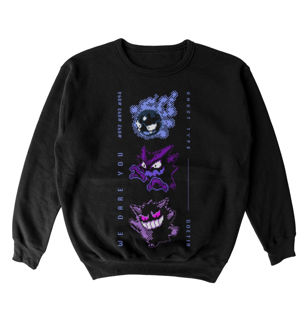 Poleron Pokemon - Gastly, Haunter y Gengar - Silver-Shiny