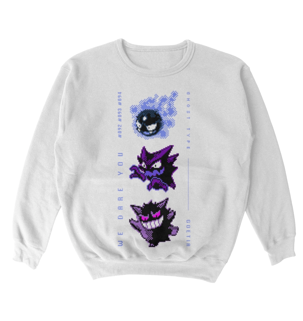 Poleron Pokemon - Gastly, Haunter y Gengar - Silver-Shiny
