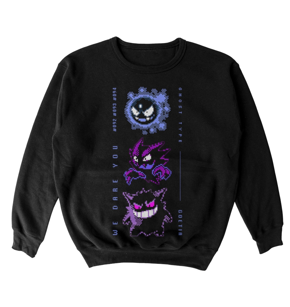 Poleron Pokemon - Gastly, Haunter y Gengar - Shiny