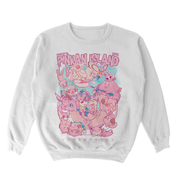Poleron Pokemon - Pinkan Island - Pokemon ROsado