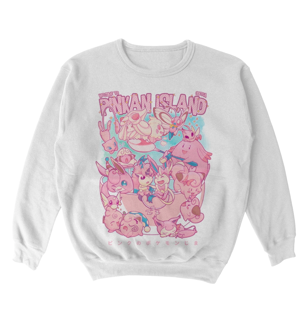 Poleron Pokemon - Pinkan Island - Pokemon ROsado