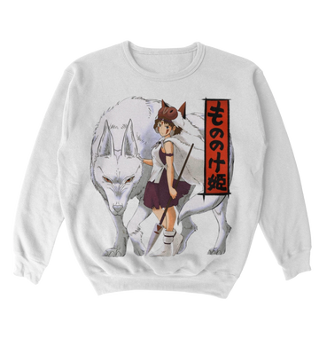 Poleron Princesa Mononoke - San & Moro