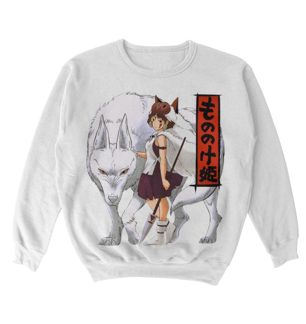 Poleron Princesa Mononoke - San & Moro
